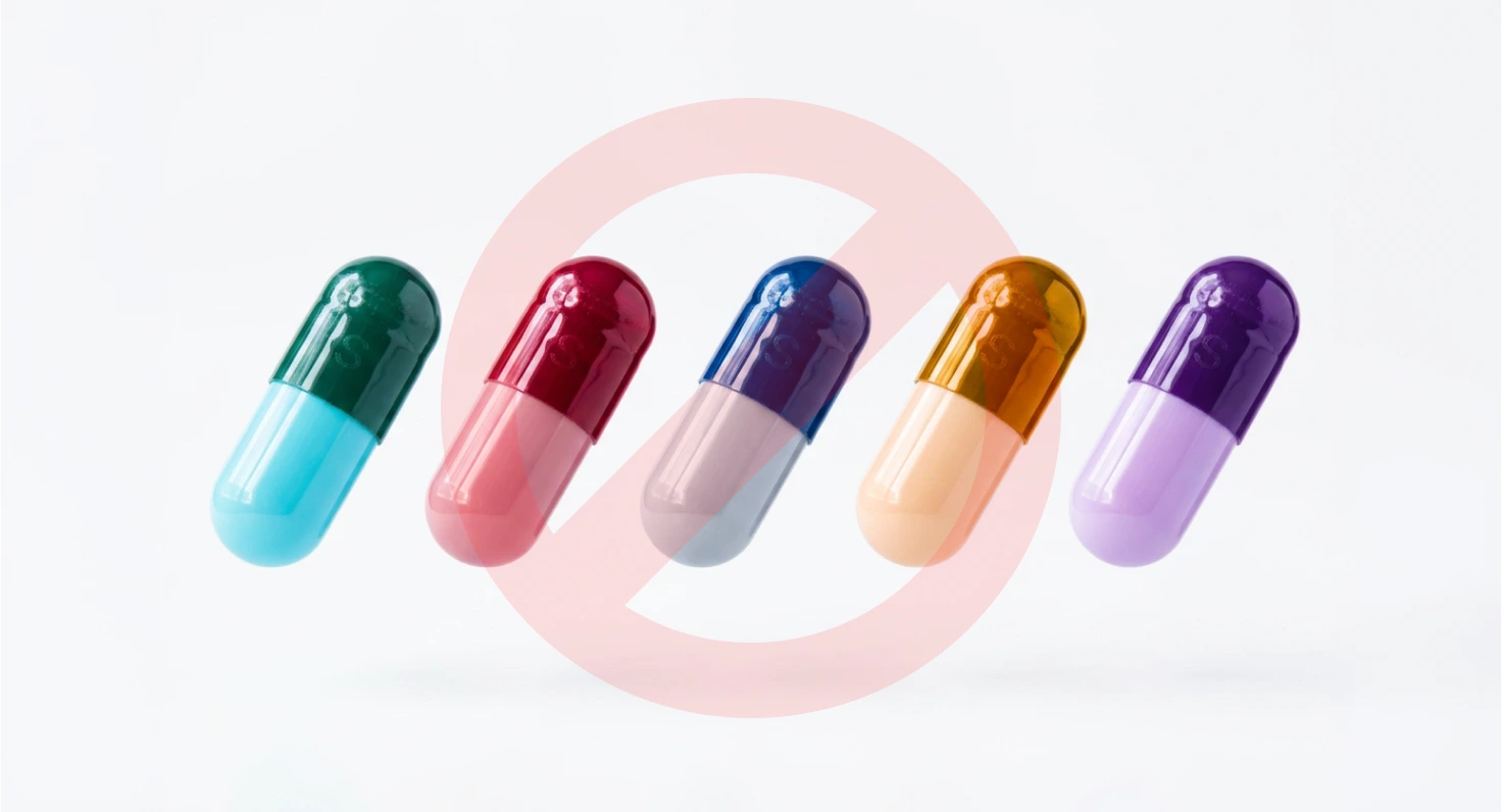 5 separate pills